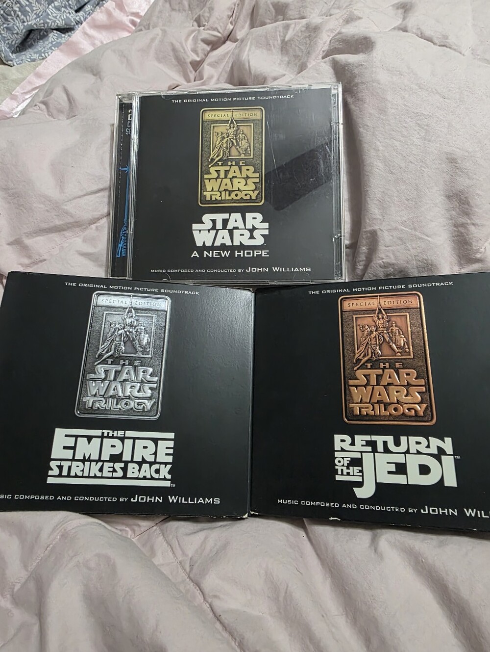 Star Wars Trilogy Soundtrack Set – Black with Gold, Silver, Copper Accents